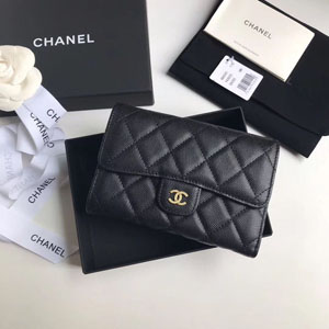CHANEL スーパーコピー / シャネル 三つ折りコンパクトミニ財布（A84341）