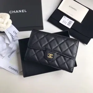 CHANEL スーパーコピー / シャネル 三つ折りコンパクトミニ財布（A84341）