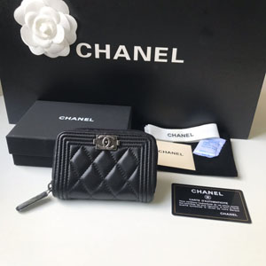 CHANEL / シャネル スーパーコピー ボーイ ジップ コインパース A80602 11x7.5CM