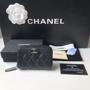 CHANEL / シャネル スーパーコピー ボーイ ジップ コインパース A80602 11x7.5CM