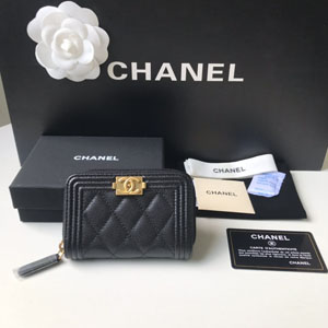 CHANEL / シャネル スーパーコピー ボーイ ジップ コインパース A80602 11x7.5CM