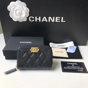 CHANEL / シャネル スーパーコピー ボーイ ジップ コインパース A80602 11x7.5CM