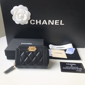 CHANEL / シャネル スーパーコピー ボーイ ジップ コインパース A80602 11x7.5CM
