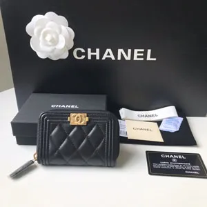 CHANEL / シャネル スーパーコピー ボーイ ジップ コインパース A80602 11x7.5CM