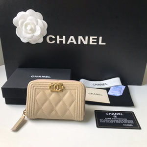 CHANEL / シャネル スーパーコピー ボーイ ジップ コインパース A80602 11x7.5CM