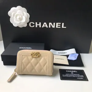 CHANEL / シャネル スーパーコピー ボーイ ジップ コインパース A80602 11x7.5CM