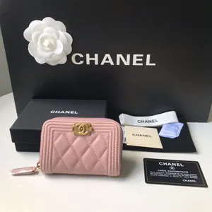 CHANEL / シャネル スーパーコピー ボーイ ジップ コインパース A80602 11x7.5CM