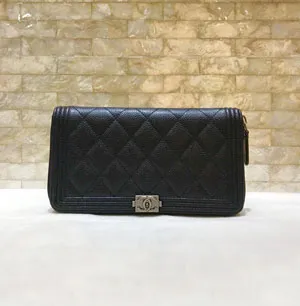 CHANEL / シャネル スーパーコピー ブラック 長い財布 A80288 19×10CM