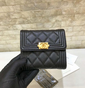 CHANEL スーパーコピー「シャネルboy「スモールフラップウォレット a80734 11×10 cm
