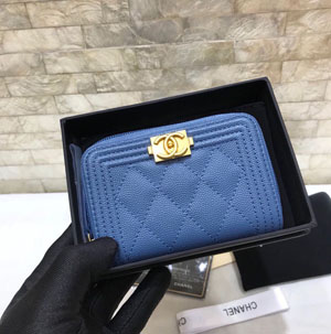 CHANEL / シャネル スーパーコピー ボーイジップーインパース A80602 11×7.5CM