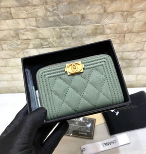 CHANEL / シャネル スーパーコピー ボーイジップーインパース A80602 11×7.5CM