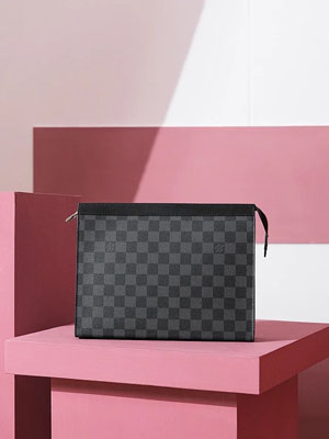 ルイヴィトン / LOUIS VUITTON スーパーコピーダミエ?グラフィット ポシェット ヴォワヤージュ N41696