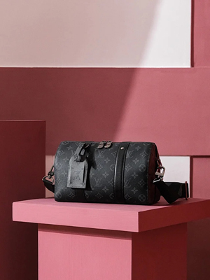 ルイ ヴィトン / LOUIS VUITTON スーパーコピー シティ キーポル ブラック ショルダーバッグ （M45936）