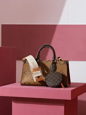 ルイヴィトン / LOUIS VUITTON スーパーコピー オンザゴー EW ハンドバッグ （M46653）