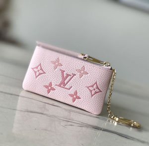 □LOUIS VUITTON□ カードキーケース ポシェット・クレ ブラック