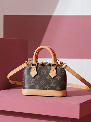 ルイヴィトン / LOUIS VUITTON スーパーコピー ナノアルマ ショルダーミニハンドバッグ （M82717）