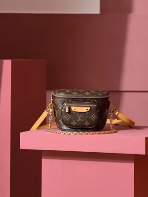 ルイヴィトン / LOUIS VUITTON スーパーコピー ミニ バムバッグ モノグラム キャンバス（M82335）