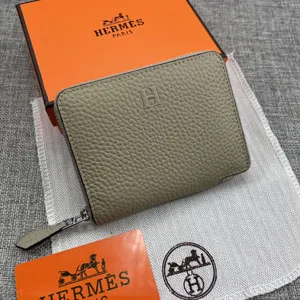 エルメス スーパーコピー クラシック 小銭入れ /短財布 牛革 グレー 063
