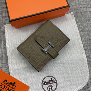 エルメス スーパーコピー ベアン ミニ 財布 エトープ ライチパターン(H039796CK18)