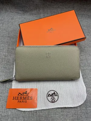 エルメス スーパーコピー クラシック 長財布 牛革 グレー 035