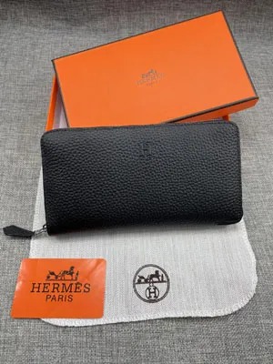 エルメス スーパーコピー クラシック 長財布 牛革 ブラック 039