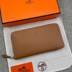 エルメス スーパーコピー クラシック 長財布 牛革 ブラウン 041