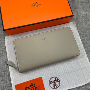 エルメス スーパーコピー クラシック 長財布 牛革 グレー 042