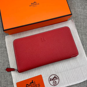 エルメス スーパーコピー クラシック 長財布 牛革 レッド 048