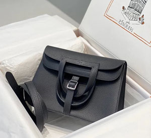 Hermes/エルメス スーパーコピー アルザン 25 ショルダーバッグ ブラック （H082027CK89）