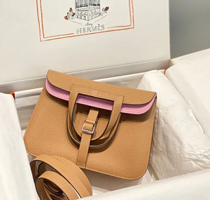 Hermes/エルメス スーパーコピー アルザン 25 ショルダーバッグ ライトブラウン（H082027）