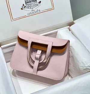 Hermes/エルメス スーパーコピー アルザン 25 ショルダーバッグ ライトピンク（H082027）