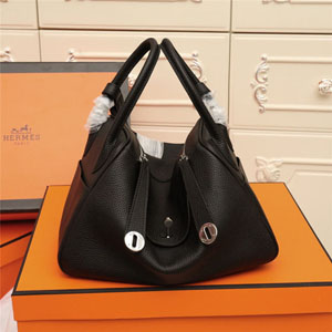 Hermes/エルメススーパーコピー Lindy 26（リンディ）ショルダー バッグ ブラック （H073428）
