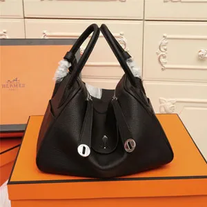 Hermes/エルメススーパーコピー Lindy 26（リンディ）ショルダー バッグ ブラック （H073428）