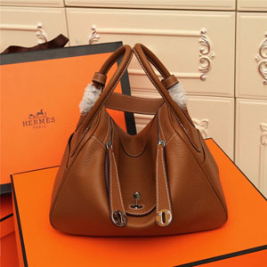 Hermes/エルメス スーパーコピー Lindy 26（リンディ）ショルダー バッグ ブラウン（H073428）