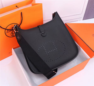 Hermes/エルメス スーパーコピー Evelyne III 29（エヴリンIII） ハンドバッグ ブラック（H056277CK89）