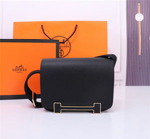 Hermes/エルメス スーパーコピー Geta bag ブラック ゲタバッグ (H083052CKAD)