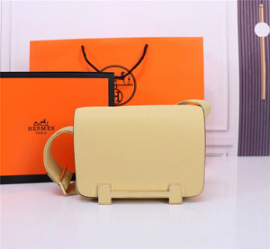 Hermes/エルメス スーパーコピー Geta bag イエロー ゲタバッグ (H083052CKBE)