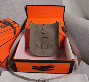Hermes/エルメス スーパーコピー エヴリン?アマゾーヌ16 TPM エトゥープxゴールド（H069426CK18）