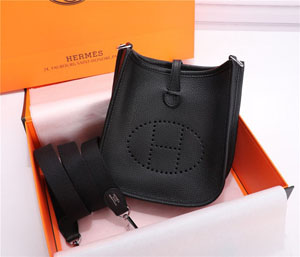 Hermes/エルメス スーパーコピー エヴリン?アマゾーヌ16 TPM ブラックxシルバー（H069426CKAV）