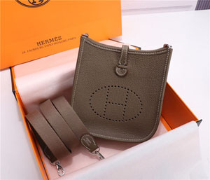 Hermes/エルメス スーパーコピー エヴリン?アマゾーヌ16 TPM エトゥープxシルバー（H069426CK18）