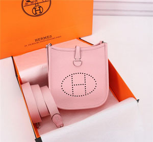 Hermes/エルメス スーパーコピー エヴリン?アマゾーヌ16 TPM ピンクxシルバー（H069426）