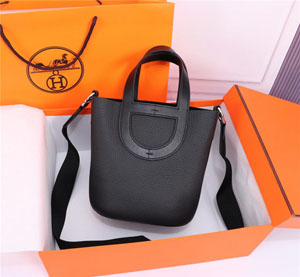 Hermes/エルメス スーパーコピー インザループ 18 pm ブラック バッグ （H084274CKAC）