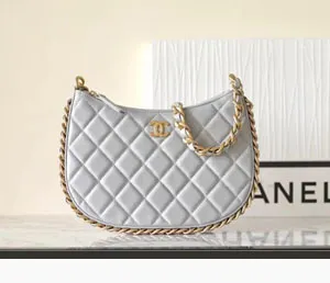 シャネル スーパーコピー Chanel グレー トランペット ホーボー バッグ（AS4378）