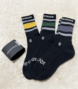 Chrome Hearts クロムハーツ スーパーコピー マイアミ ソックス 3色コットンソックスセット