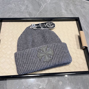 Chrome Hearts クロムハーツ スーパーコピー カシミア ビーニー キャップ グレー