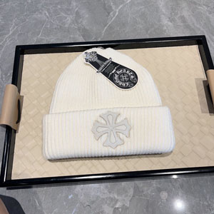 Chrome Hearts クロムハーツ スーパーコピー カシミア ビーニー キャップ ホワイト