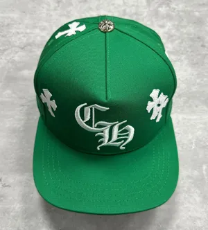 Chrome Hearts クロムハーツ スーパーコピー クロス パッチ ベースボール ハット キャップ グリーン