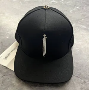 Chrome Hearts クロムハーツ スーパーコピー RS3 クロス ベースボール ハット ブラック デニム
