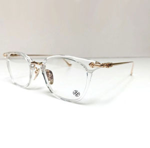 Chrome Hearts クロムハーツ スーパーコピー BUBBA-A SS-P ラウンド ゴールド メガネフレーム