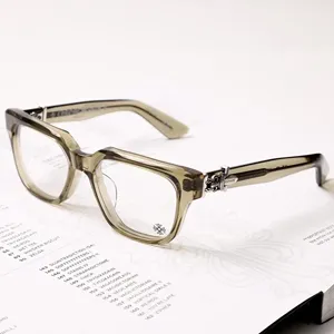 Chrome Hearts  クロムハーツ スーパーコピー VAGILLIONAIRE II ダガー ミリタリーグリーン メガネフレーム